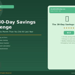 The 30-Day Savings Challenge